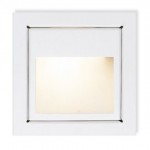CLE Halogen Wandeinbauleuchte YK11 New Wallsquare Open 20W 12V weiss
