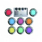 LED RGB Wandleuchten rund 8 Stck. mit Steuerung