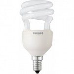 Philips Tornado ESaver Energiesparlampe 8Y T2 8W 827 E14