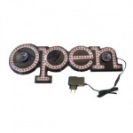 CLE LED -Open- Schild 230V