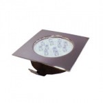 CLE M�beleinbauleuchte RT2021LED1W 230V eckig gold