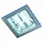 CLE Einbauleuchte GL800034 2x 26W alu grau / LED Rand blau