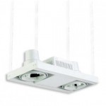 CLE Kardanische Hängeleuchte YK Webspace CDMT 2x 150W weiss