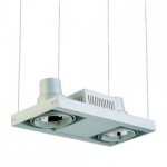 CLE Kardanische Hängeleuchte YK Webspace CDMT 2x 150W schwarz