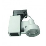 CLE Stromschienenleuchte Techno mini MR16 50W Spot alu grau