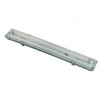 CLE Prismen Wannenleuchte 36W alu grau
