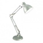 CLE Tischleuchte Office Classic Lamp 60W alu grau