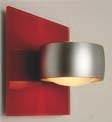 OLIGO WL GRACE UNLIMITED GLASPLATTE /200x200x8mm /Karminrot
