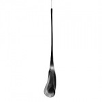 CLE Objekt Design H�ngeleuchte Lily 35W 230V Glas schwarz
