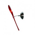 CLE Objekt Design Wandleuchte Lily Wall 35W 230V Glas rot