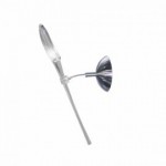 CLE Objekt Design Wandleuchte Lily Wall 35W 230V Glas opal weiss
