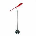 CLE Objekt Design Stehleuchte Lily Floor 35W 230V Glas rot