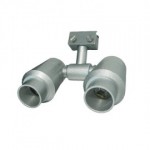 CLE Niedervolt Track System LED Schienenleuchte ST99 2x LED silbergrau 