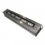 Aussen LED Bodeneinbau Scheinwerfer YK LED Bar 15W edelstahl / LEDs weiss