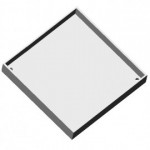 CLE Einbausystem Modular YK XBOX Leerplatte silbergrau