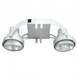 CLE Strahler mit B�gel HACA DUO CDM-T Highspeed 2x 35W weiss
