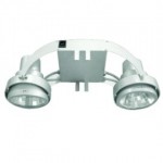 CLE Strahler mit B�gel HACA DUO CDM-T Highspeed 2x 35W alu grau