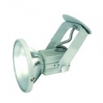CLE Strahler mit Einbaurosette STDR70 Subway 35/70W alu grau