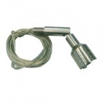 CLE Halogen Lampenkopf Universalfassung G4 - GX5,3 50W nickel matt