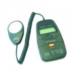 Digitales Luxmeter schwarz mit Tasche