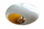 ESPRIT Tischleuchte Pebble white/amber