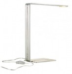 SLV LED TISCHLEUCHTE 6W LED aluminium eloxiert mit Steckertreiber und Schalter
