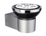 SLV DOME LED Wandleuchte 6x1W wei�e LED silbernes Geh�use