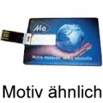 GADGET 1GB USB Stick Scheckkarte plastik