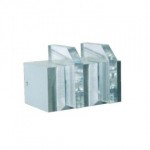 CLE ALUTEC Wandleuchte alu 2x 0,2W LED weiss inkl. Trafo