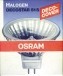 OSRAM 50W DECOSTAR 51 ALU 12V 36� GU 5,3 ohne Glas
