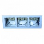 CLE  YK13-M-G24 EBL 3x 13W G24d1 mit VVG alu GR