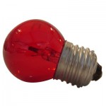 SLV E27 Kugellampe 8W rot 