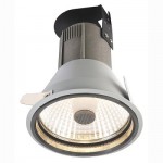 SLV DIVIS G12 Downlight, silbergrau  -*A
