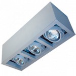 CLE Kardan Halogen Aufbauleuchte YK3-HV-AB 3x 50W 230V
