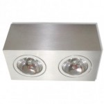 CLE ALUTEC LED ALU Aufbauleuchte LED 1002 2x 1W 230V