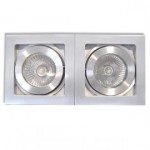 CLE Kardan Halogen Einbauleuchte YK2 ALUTEC QANA 2x 50W 12V