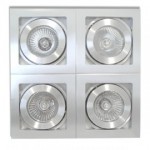 CLE Kardan Halogen Einbauleuchte YK4 ALUTEC QANA 4x 50W 12V
