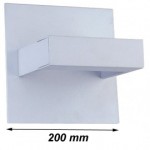 CLE Halogen Wandleuchte RIO-Mini 100W 230V alu grau