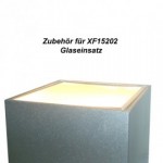 CLE Halogen Wandleuchte Box 3 Glaseinsatz