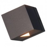 CLE ALUTEC Halogen Wandleuchte Box 5 25W 230V Lichtstrahlen breit