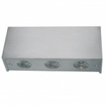 CLE LED Wandleuchte ALUTEC 3x 1W 230V alu