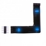 CLE LED Lichtleiste Stripe flexibel 12V Eckverbinder blau