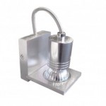 CLE ALUTEC Halogen Wandleuchte 50W 230V alu