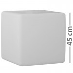 W�rfelleuchte HOME CUBE 20W PL-ELT E27 weiss opal matt