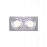 SLV NEW TRIA II MR16 Downlight, rechteckig, alu brushed