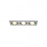SLV NEW TRIA III MR16 Downlight, rechteckig, alu brushed