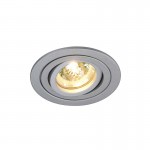 SLV TRIA II Downlight, Aluminium, silbergrau, MR16