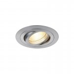 SLV NEW TRIA CDM-R Downlight, rund ES50, alu brushed, GX10