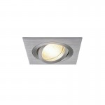 SLV NEW TRIA CDM-R Downlight,eckig ES50, alu brushed, GX10