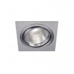 SLV NEW TRIA, G12 Downlight, eckig, alu brushed, inkl. 38°  Reflektor, max. 70W